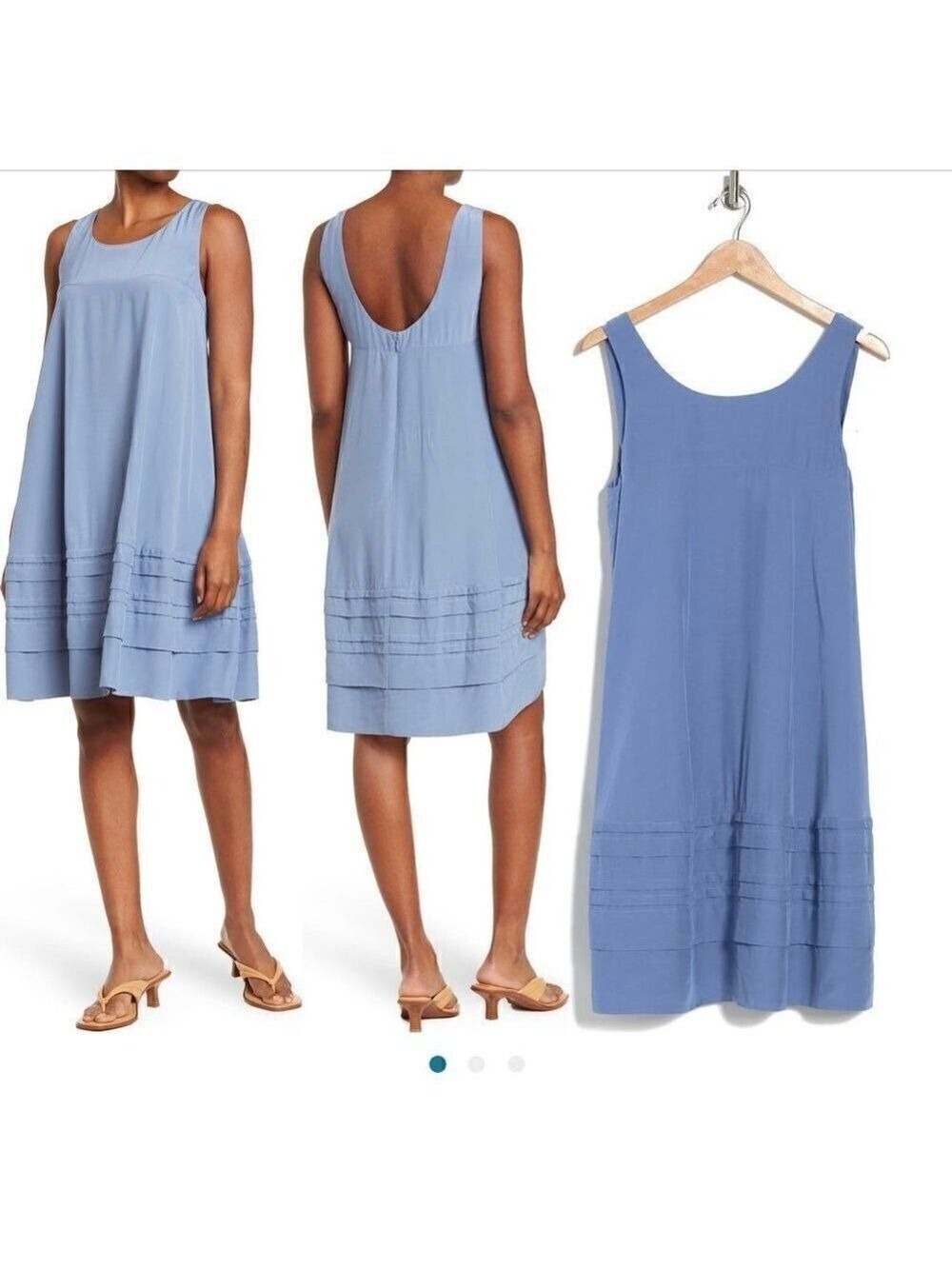 CLUB Monaco Layered sleeveless dress swing dress Sz 8